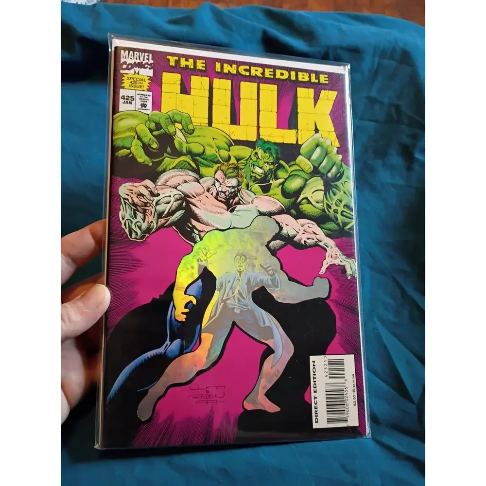 Incredible Hulk Lot Of 4 Vf/NM #425 Marvel Comics #378,393,400,425 Mini Keys